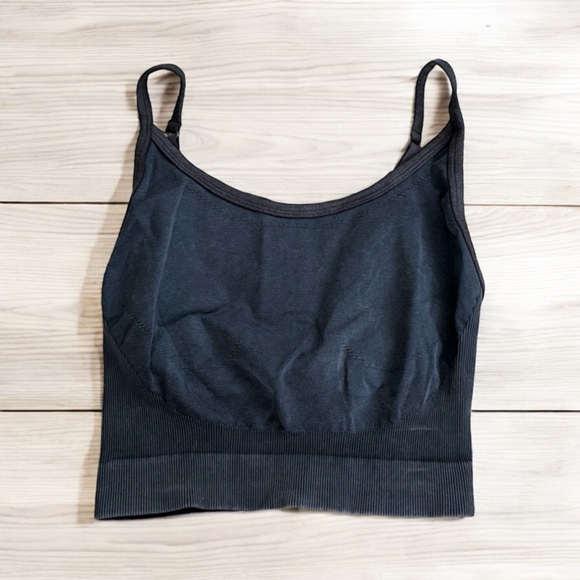 Gymshark Tops - NWT Gymshark Sweat Seamless Washed Midi Tank | Size L
